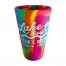 Rainbow colored silipint cup.